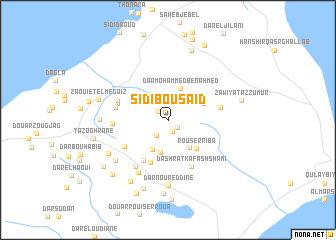 map of Sidi Bou Saïd