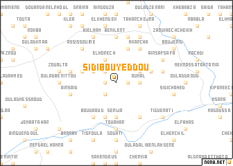 map of Sidi Bou Yeddou