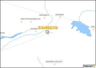 map of Sidi Bouzid