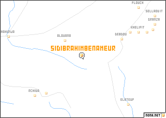 map of Sidi Brahim Ben Ameur