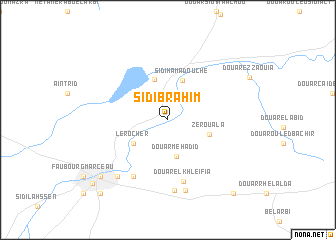 map of Sidi Brahim