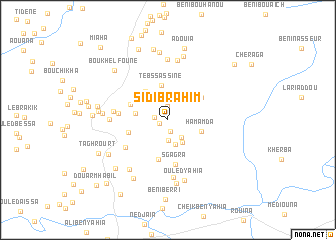 map of Sidi Brahim