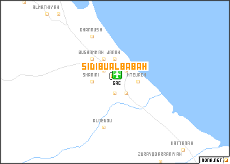 map of Sīdī Bū al Bābah