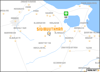 map of Sīdī Bū ‘Uthmān