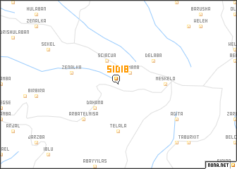 map of Sidib