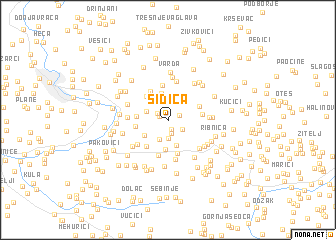 map of Sidica