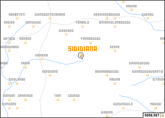 map of Sidi Diana