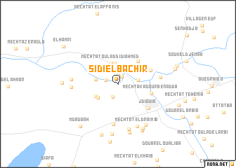 map of Sidi el Bachir