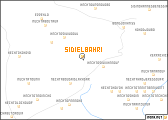 map of Sidi el Bahri