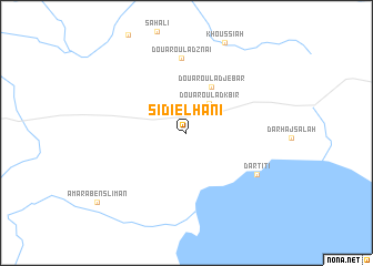 map of Sidi el Hani