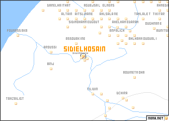 map of Sidi el Hosaín
