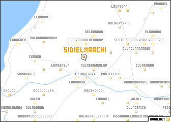 map of Sidi el Maachi