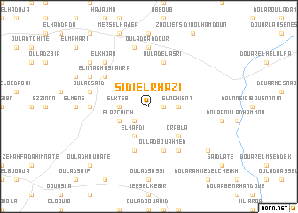map of Sidi el Rhazi
