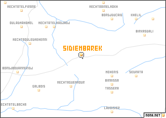map of Sidi Embarek