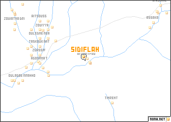 map of Sidi Flah