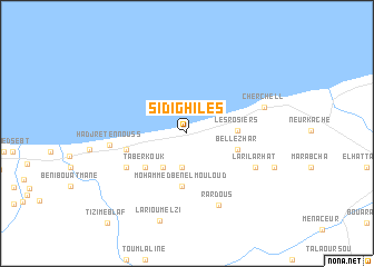 map of Sidi Ghiles