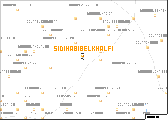 map of Sidi Habib el Khalfi