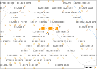 map of Sidi Hamadi