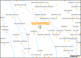 map of Sidi Hammadi