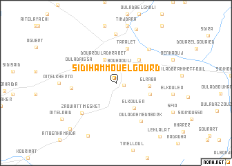 map of Sidi Hammou el Gourd