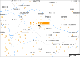 map of Sidi Hassaïne