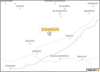 map of Sidi Hosni