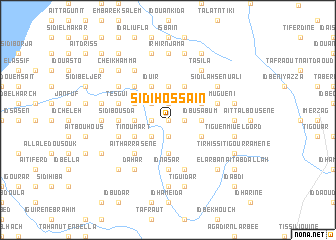 map of Sidi Hossaïn