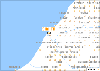 map of Sidi Ifni