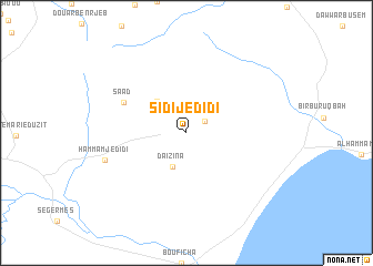 map of Sidi Jedidi