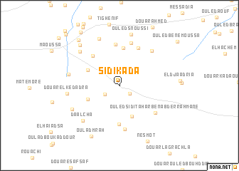 map of Sidi Kada