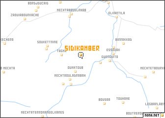 map of Sidi Kamber