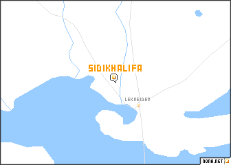 map of Sidi Khalifa