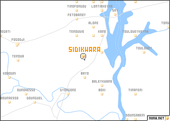 map of Sidi Kwara