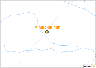 map of Sidi Makhlouf