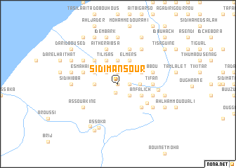 map of Sidi Mansour