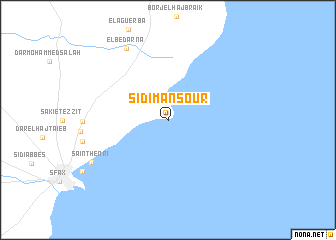 map of Sidi Mansour