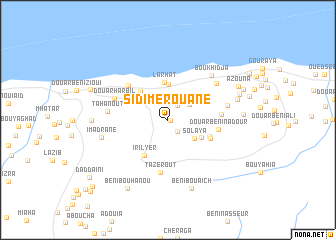 map of Sidi Merouane