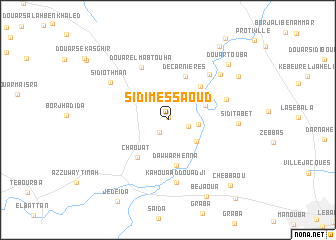 map of Sidi Messaoud