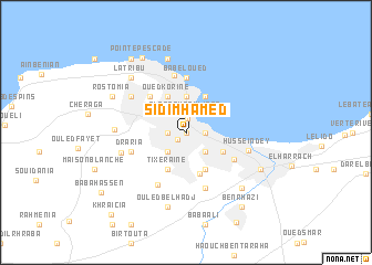 map of Sidi MʼHamed