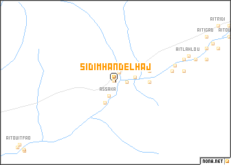 map of Sidi Mhand el Haj