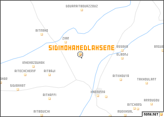 map of Sidi Mohamed Lahsene