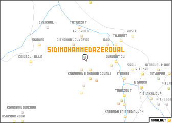 map of Sidi Mohammed Azeroual