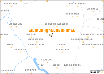 map of Sidi Mohammed Ben Ahmed