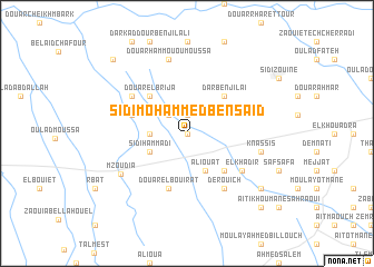 map of Sidi Mohammed Ben Saïd