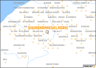map of Sidi Mohammed el Moami