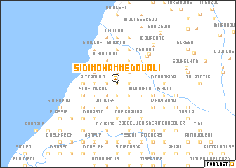 map of Sidi Mohammed Ou Ali