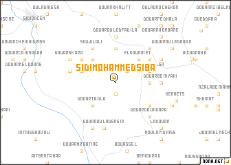 map of Sidi Mohammed Siba