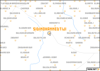 map of Sidi Mohammed Tiji