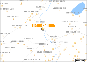 map of Sidi Mohammed