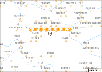 map of Sidi Mohand Ou Khoussa